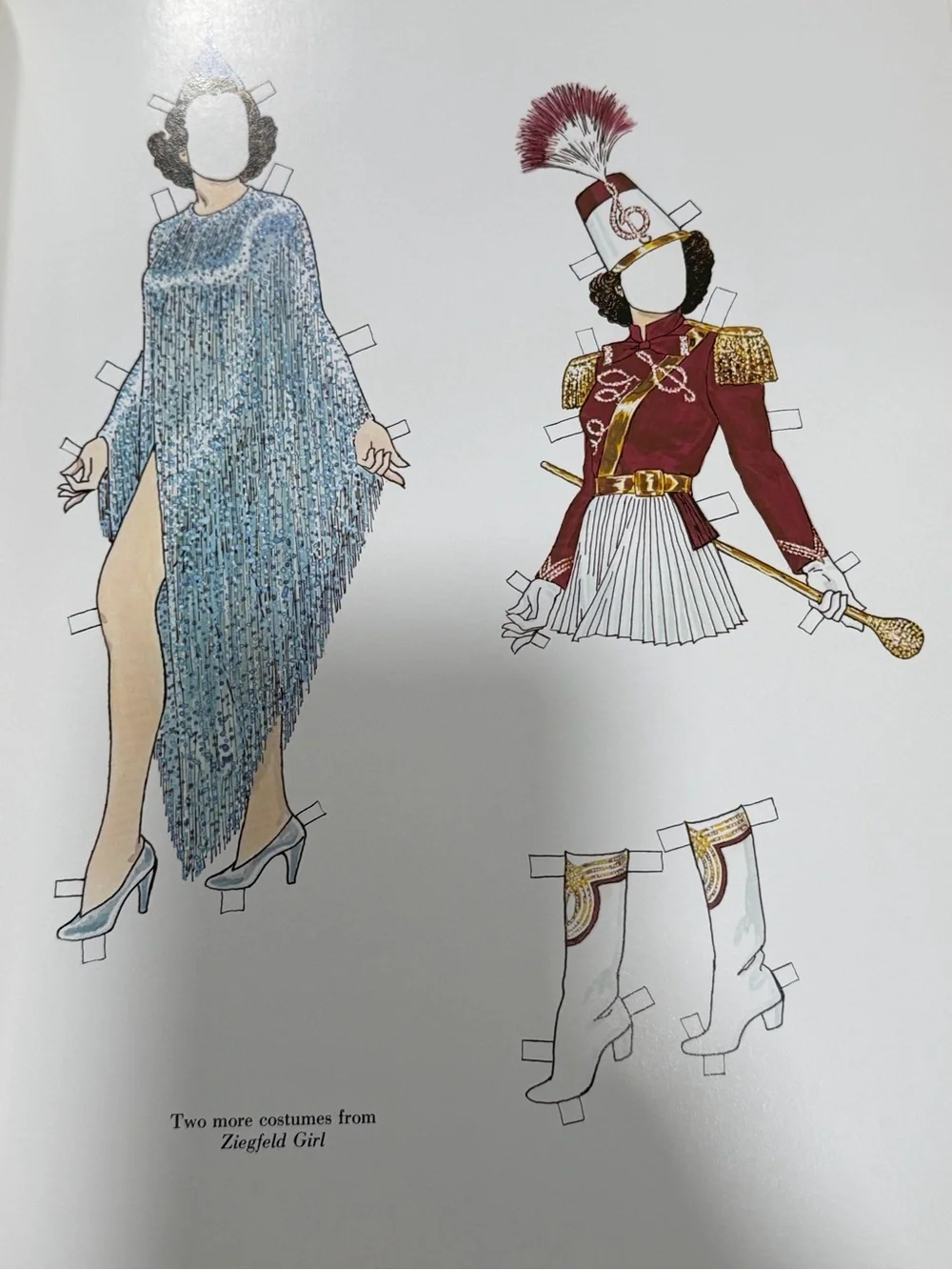 Judy Garland Paper Doll Costume Book - uncut/unused
